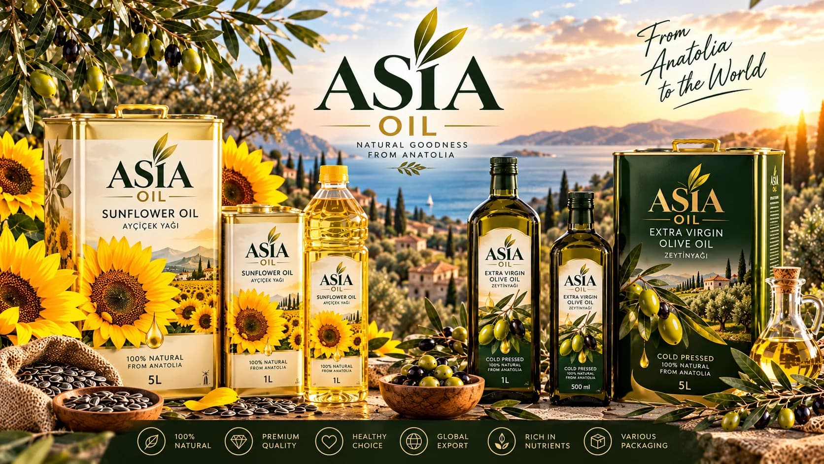 Asia Oil - Natural Goodness from Anatolia to the World